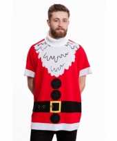 Foute kersttrui kerstman poncho 10070858