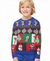 Foute kersttrui little boxes voor kids kopen
